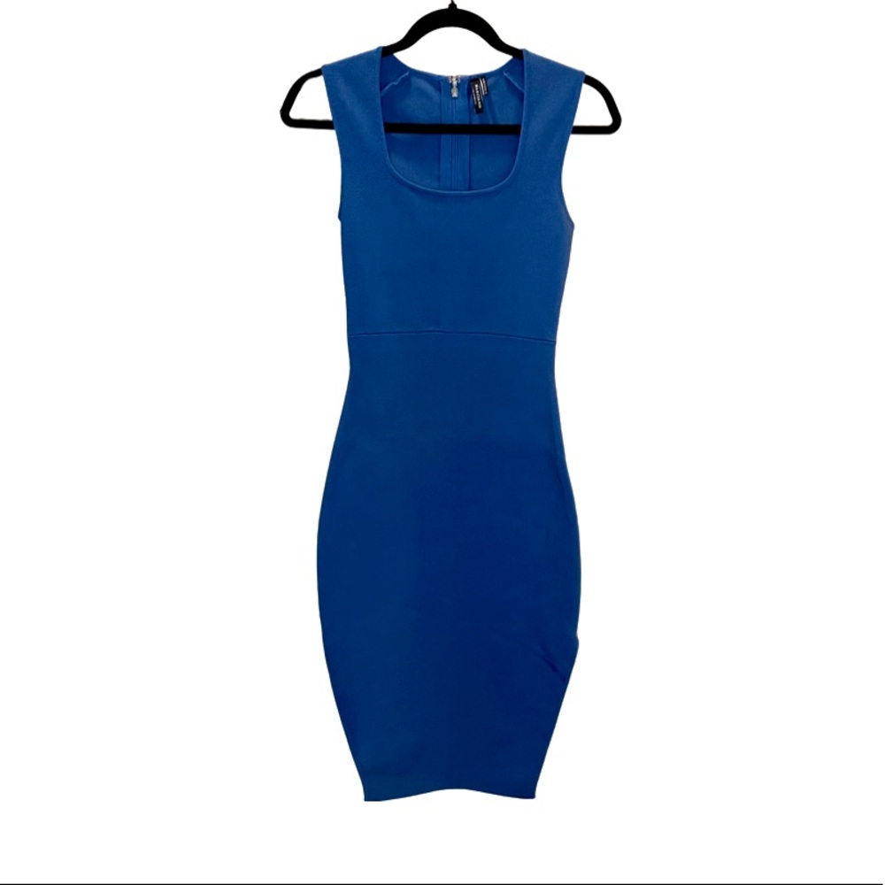 Blue Marciano Bandeau XS Mini Dress